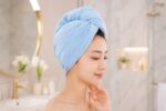 Luxury Hair Towel – Sky Blue - Image 2